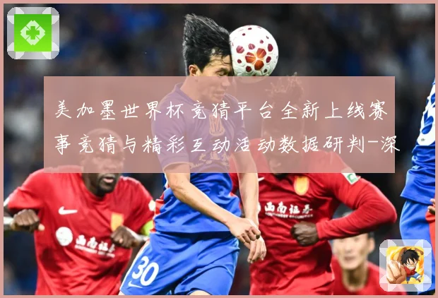 美加墨世界杯竞猜平台全新上线赛事竞猜与精彩互动活动数据研判-深度解析